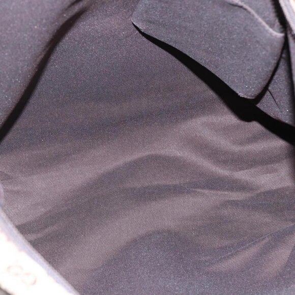 GUCCI GG Canvas Web Sherry Line Shoulder Bag Beige Silver - Picture 10 of 16